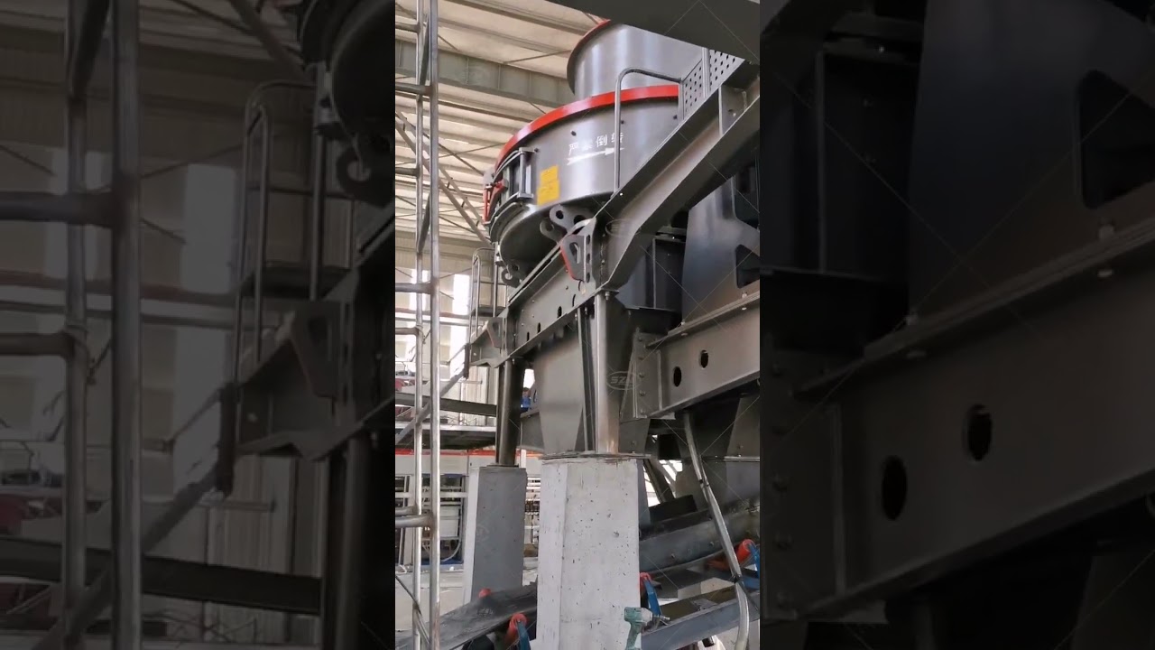 The custom-made impact sand making machine has been installed